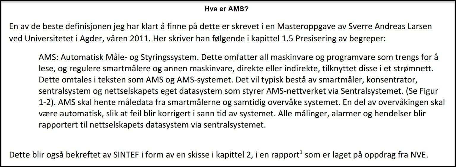 hva er AMS
