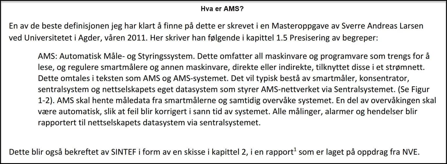 hva er AMS