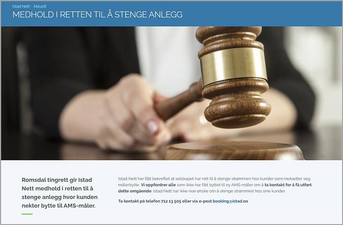 Istad Nett med tomme trusler mot kundene