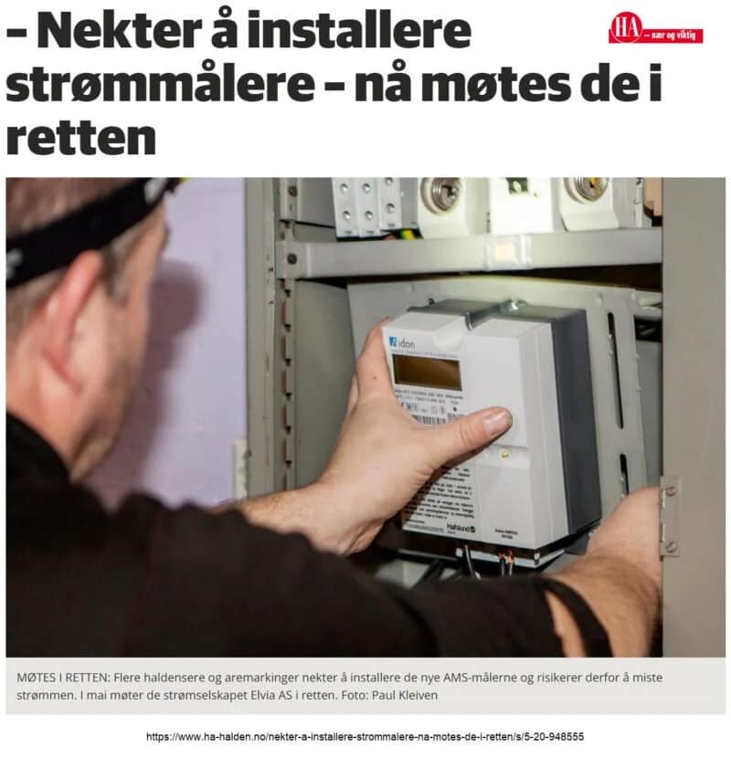 HA - Nekter å installere strømmålere – nå møtes de i retten mot Elvia
