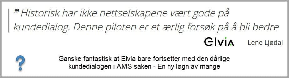 Elvia budskap på dårlig kundedialog