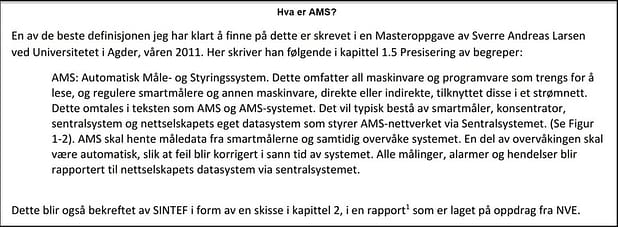 hva er AMS