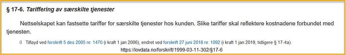 17-6-tariffering-av-saerskilte-tjenester