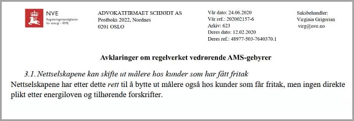 nve-svar-med-ingen-plikt-til-a-bytte-ut-maleren NVE ingen plikt å bytte ut måleren